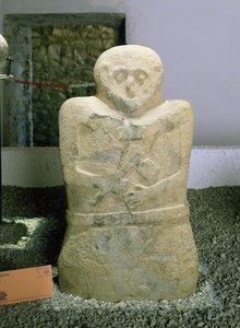Une des stèles de Lunigiana, trouvée à Bigliolo, vers 3000 av. J.-C. - Prehistoric